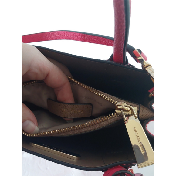 Michael Kors Studio Mercer Pink Crossbody Bag - Picture 12 of 16